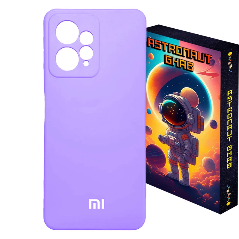 کاور استرونات قاب مدل سیلیکونی پاکنی اورج مناسب برای گوشی موبایل شیائومی Redmi Note 12 4G