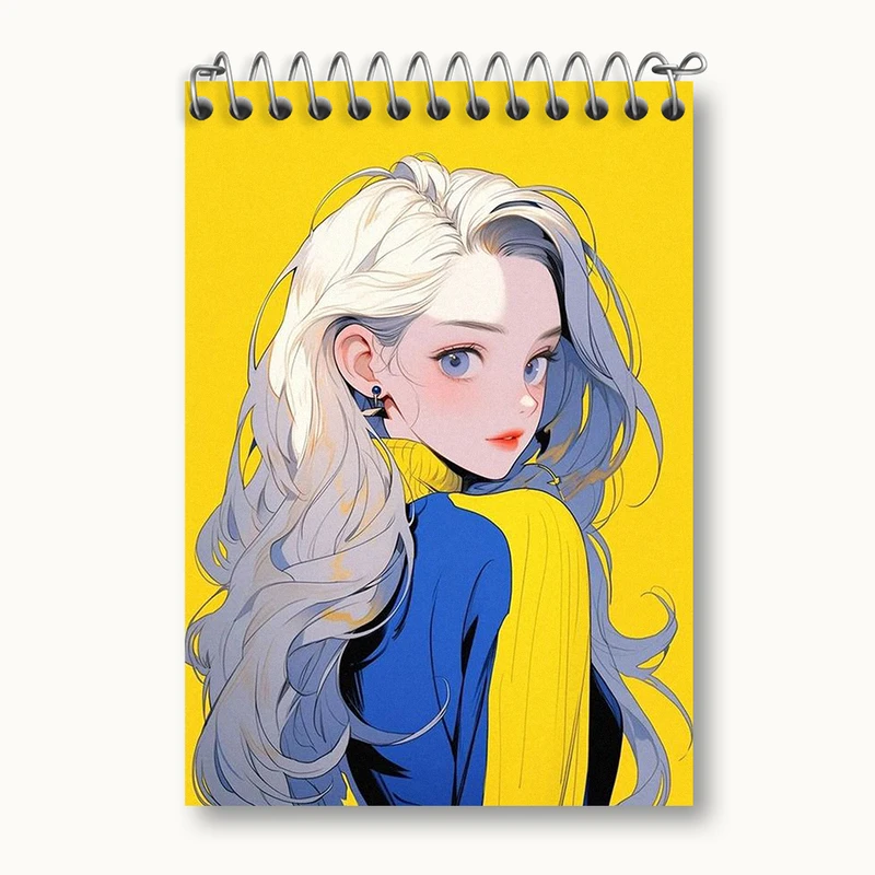 دفتر یادداشت 50 برگ خندالو طرح دخترانه کد N1742