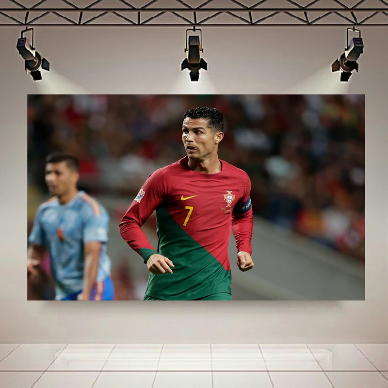 پوستر دیواری طرح رونالدو مدل کاپیتان پرتغال کد PD130249