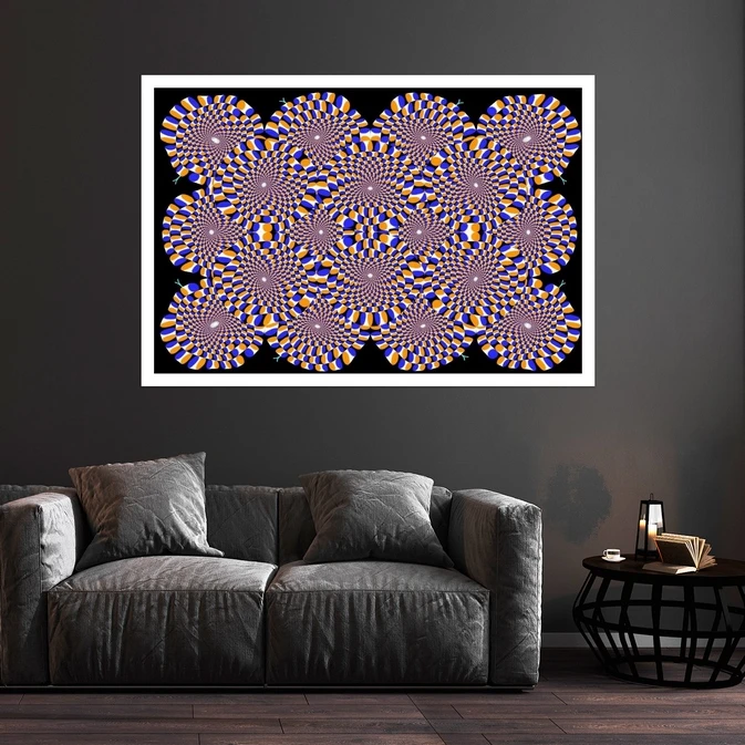 تابلو بکلیت طرح نقاشی سه بعدی مدل قاب شاسی W-s9966