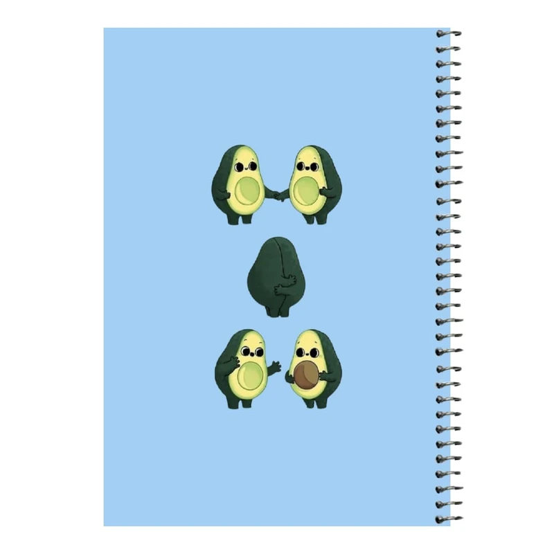 دفتر مشق 80 برگ اس جی مدل آووکادو   