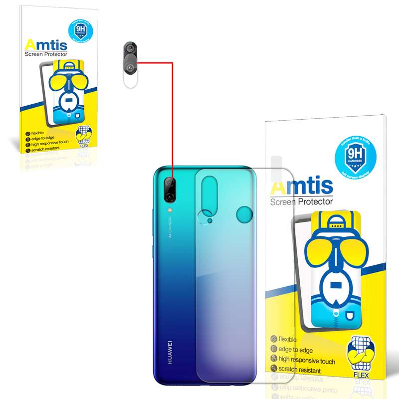 محافظ لنز دوربین امتیس مدل y7 2019 مناسب برای گوشی موبایل هوآوی HUAWEI Y7 2019 به همراه محافظ پشت گوشی