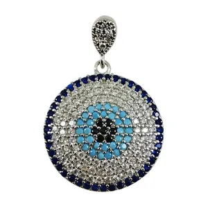 آویز گردنبند نقره زنانه سلین کالا مدل گل 
