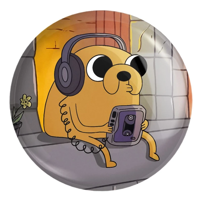 پیکسل خندالو طرح جیک وقت ماجراجویی Adventure Time کد 20847 مدل بزرگ