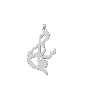آویز گردنبند نقره زنانه ترمه 1طرح سمانه کد L82