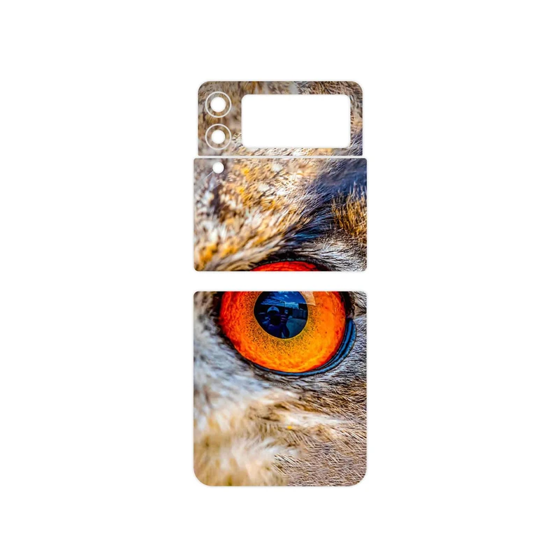 برچسب پوششی ماهوت مدل Owl eyes مناسب برای گوشی موبایل سامسونگ Galaxy Z Flip3 5G