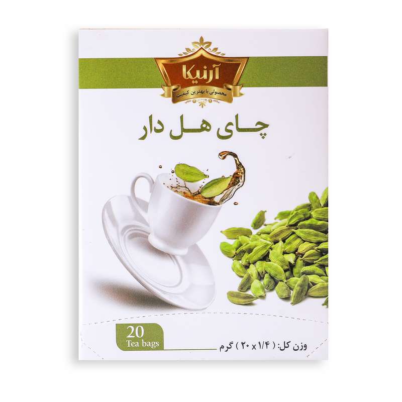 چای سیاه کیسه ای هل دار آرنیکا- 75 گرم بسته 20 عددی