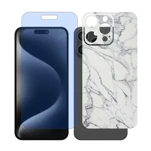 Glass Together model blue cut screen protector Suitable for Apple iPhone 16 Pro Max mobile phone with back cover sticker