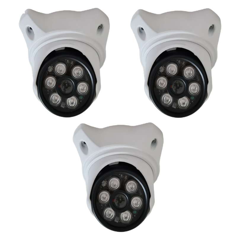 دوربین مداربسته ریویژن مدل AHD-667-2MP بسته 3 عددی