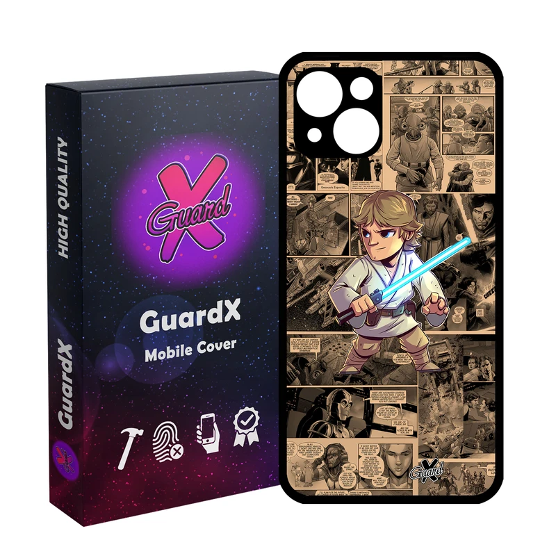 کاور گارد ایکس طرح جنگ ستارگان مدل Glass10525 مناسب برای گوشی موبایل اپل iPhone 13