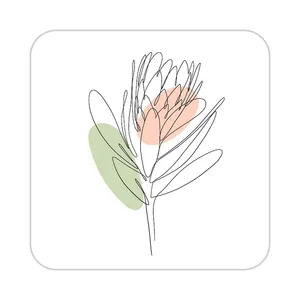 زیر لیوانی کاکتی طرح عاشقانه مدل mp37956