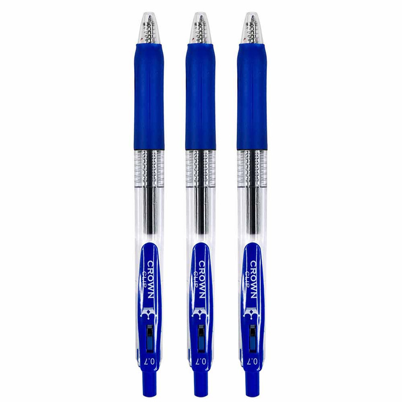 روان نویس کراون مدل Clip بسته 3 عددی