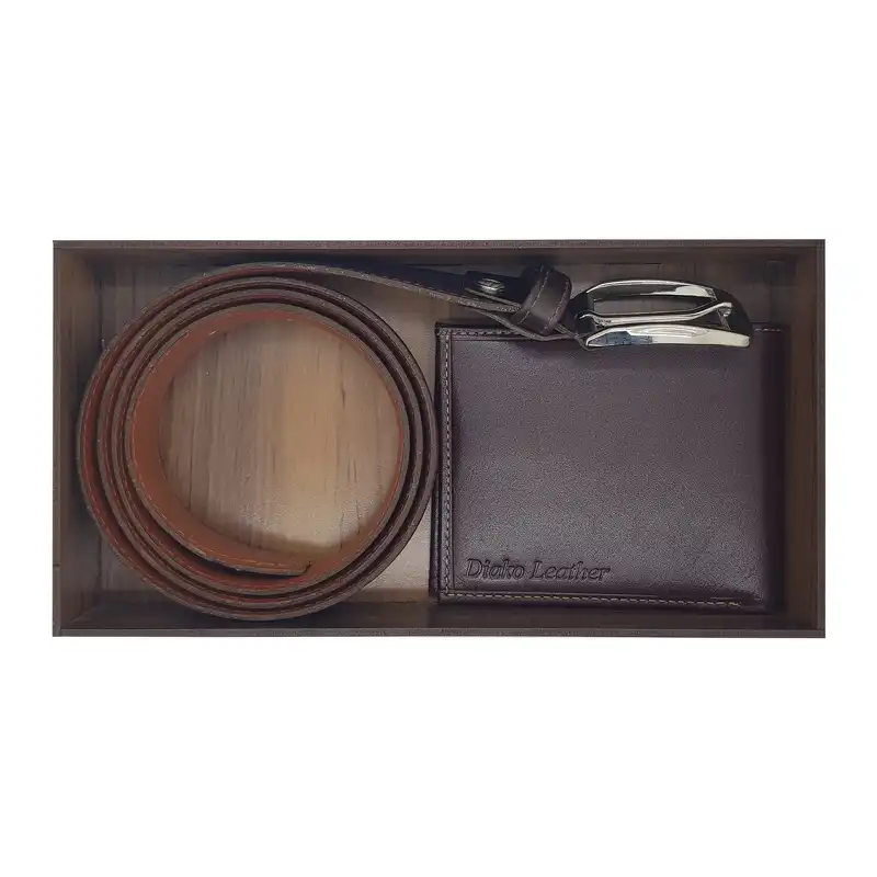 ست هدیه مردانه چرم دیاکو مدل 702