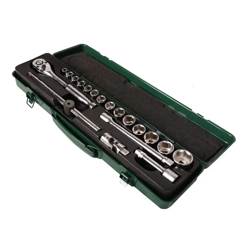 آچار بکس هنس مدل 3619MKR مجموعه 19 عددی