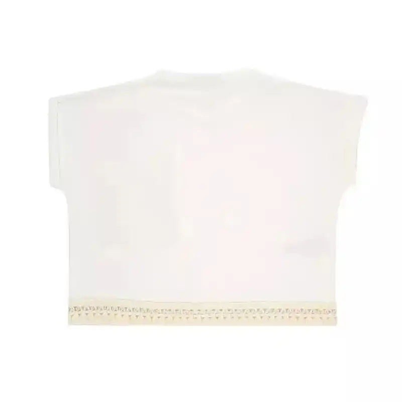 بلوز آستین کوتاه دخترانه مدل MDSS-CG3023