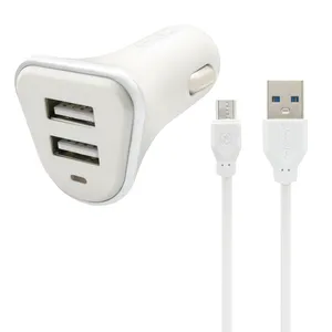 شارژر فندکی نافومی مدل C05 به همراه کابل تبدیل microUSB