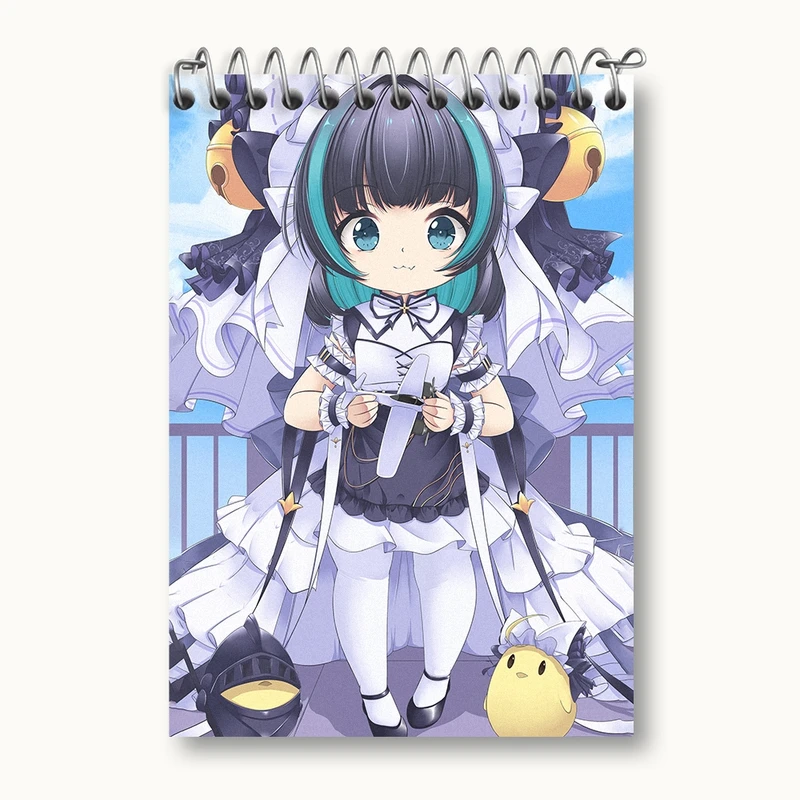 دفتر یادداشت 50 برگ خندالو مدل بازی آزور لین (Azur Lane) کد 34280