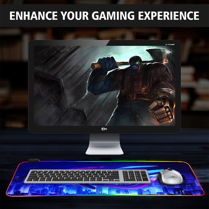 ماوس پد مخصوص بازی مدل RGB-20 2