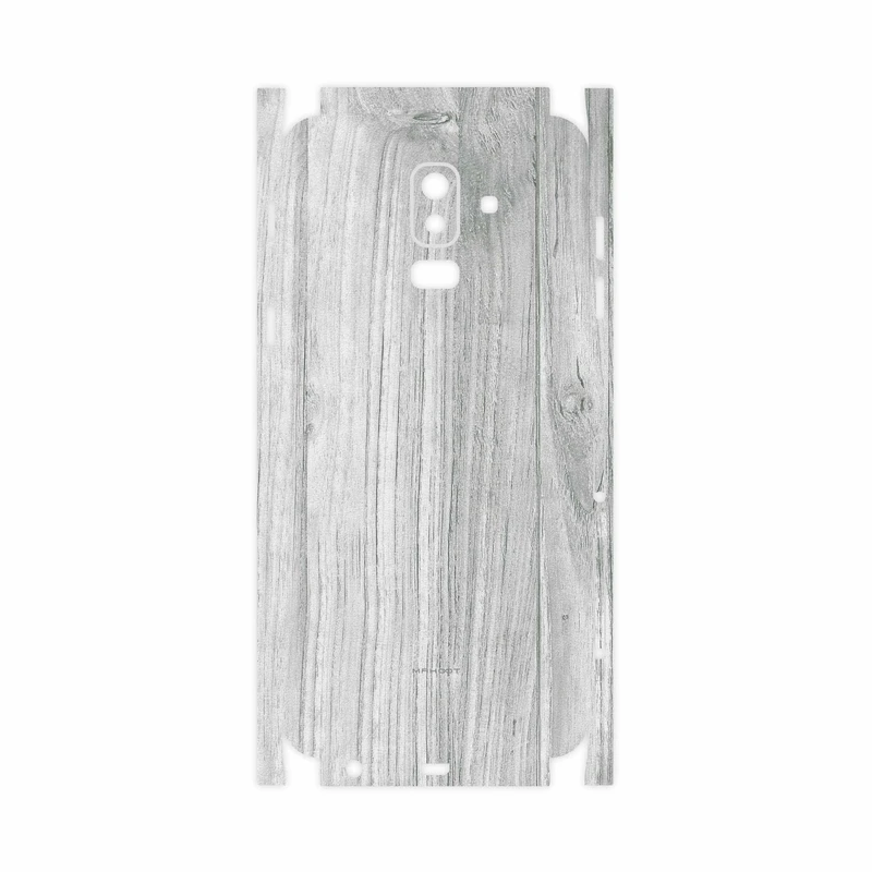 برچسب پوششی ماهوت مدل White Wood-FullSkin مناسب برای گوشی موبایل سامسونگ Galaxy J8