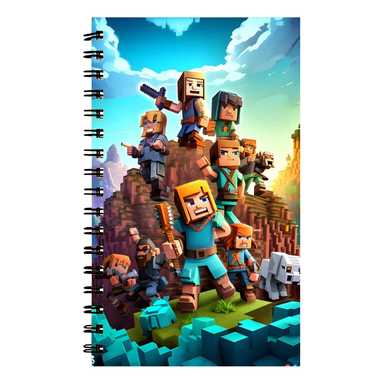 دفتر نت موسیقی 40 برگ مدل ماینکرفت کد 2940
