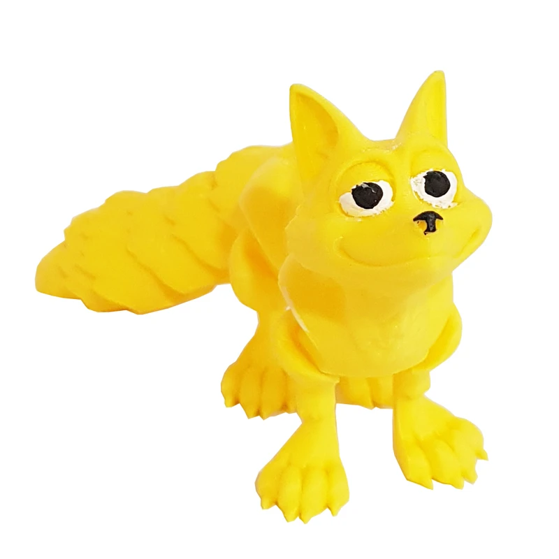 اکشن فیگور مدل روباه مفصل دار طول 14 سانتی متر