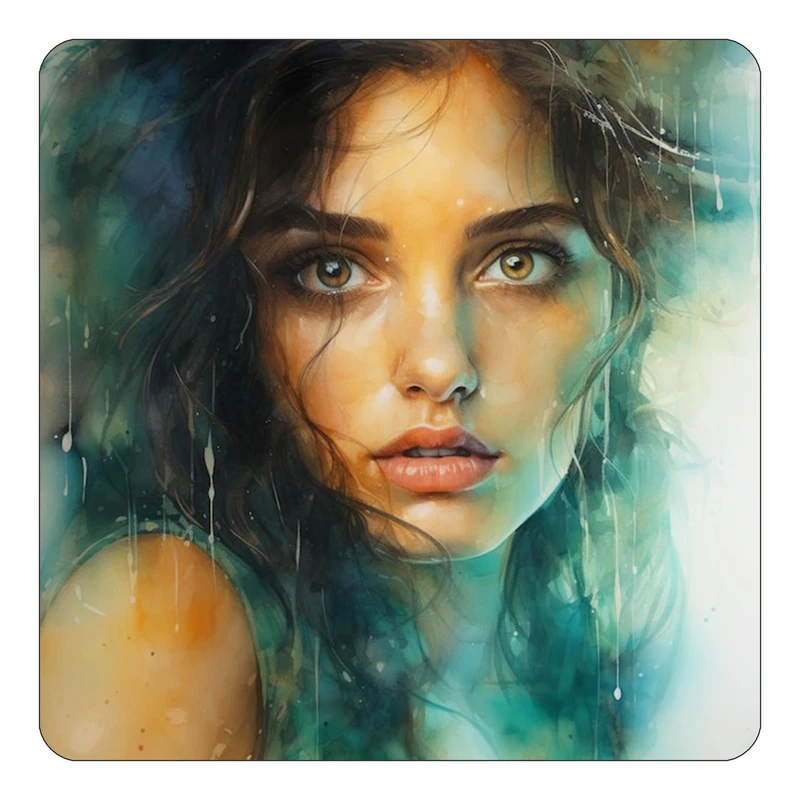 مگنت کاکتی طرح نقاشی رنگ روغن مدل mp70562