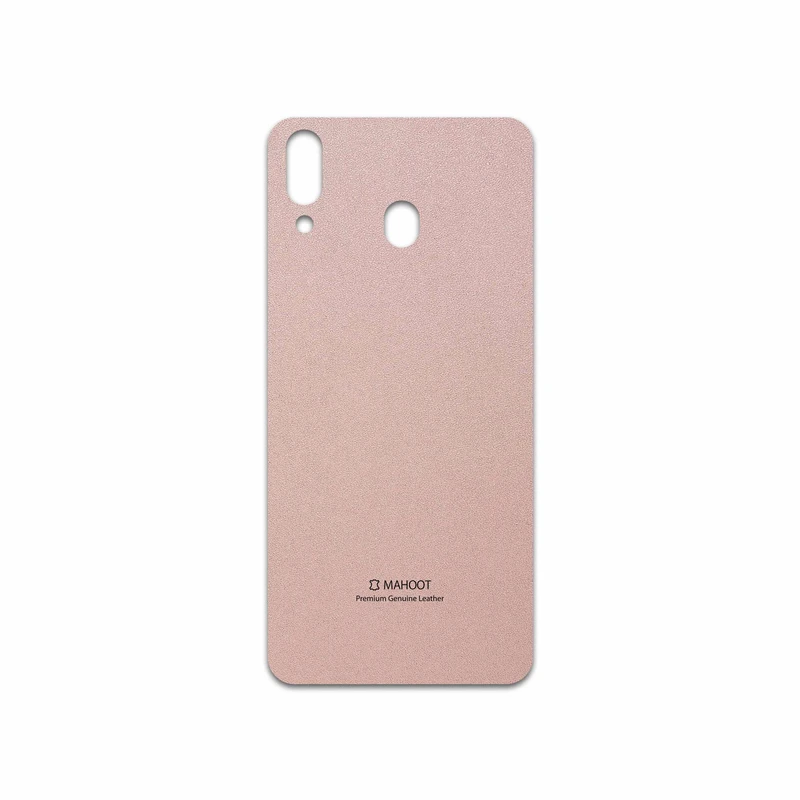 برچسب پوششی ماهوت مدل Rose Gold Leather مناسب برای گوشی موبایل سامسونگ Galaxy M20