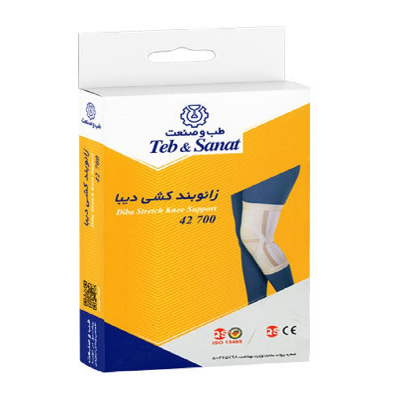 زانوبند طبی طب و صنعت کد 42700 زانوبند طبی طب و صنعت کد 42700