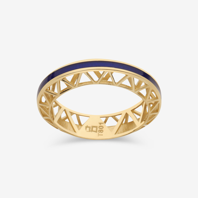 انگشتر طلا 18 عیار زنانه گلدم مدل R355017