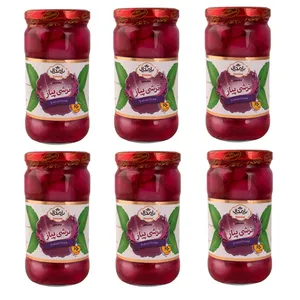 ترشی پیاز پامچال -650 گرم مجموعه 6 عددی