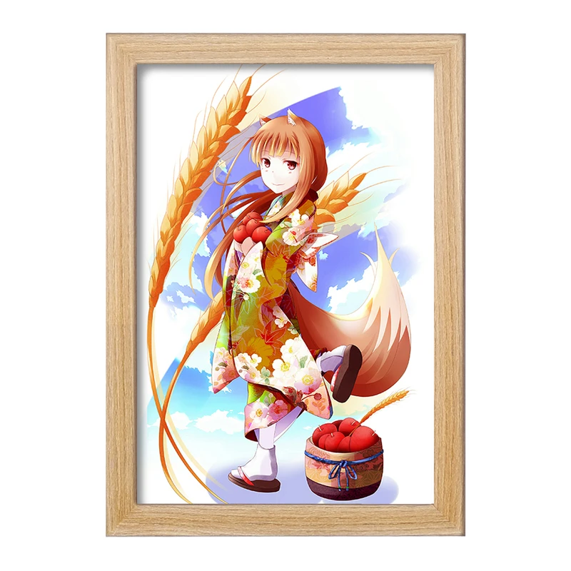 تابلو خندالو مدل هولو انیمه ادویه و گرگ کد 36131