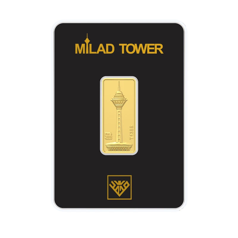 شمش طلا 24 عیار طلای محمد مدل r-mi-0.8