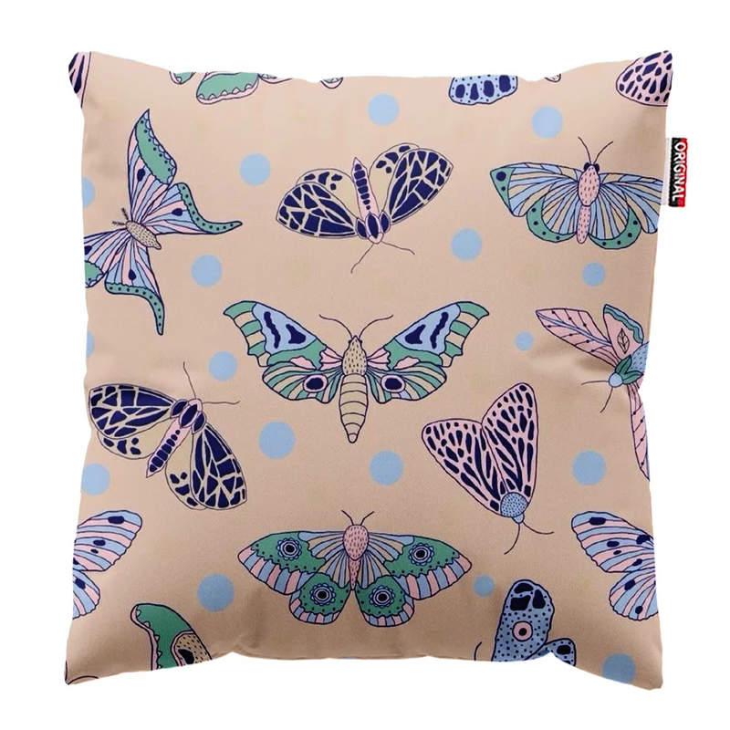  کوسن پاد آفرین طرح پروانه کد 3881 سایز 30*30 سانتی متر