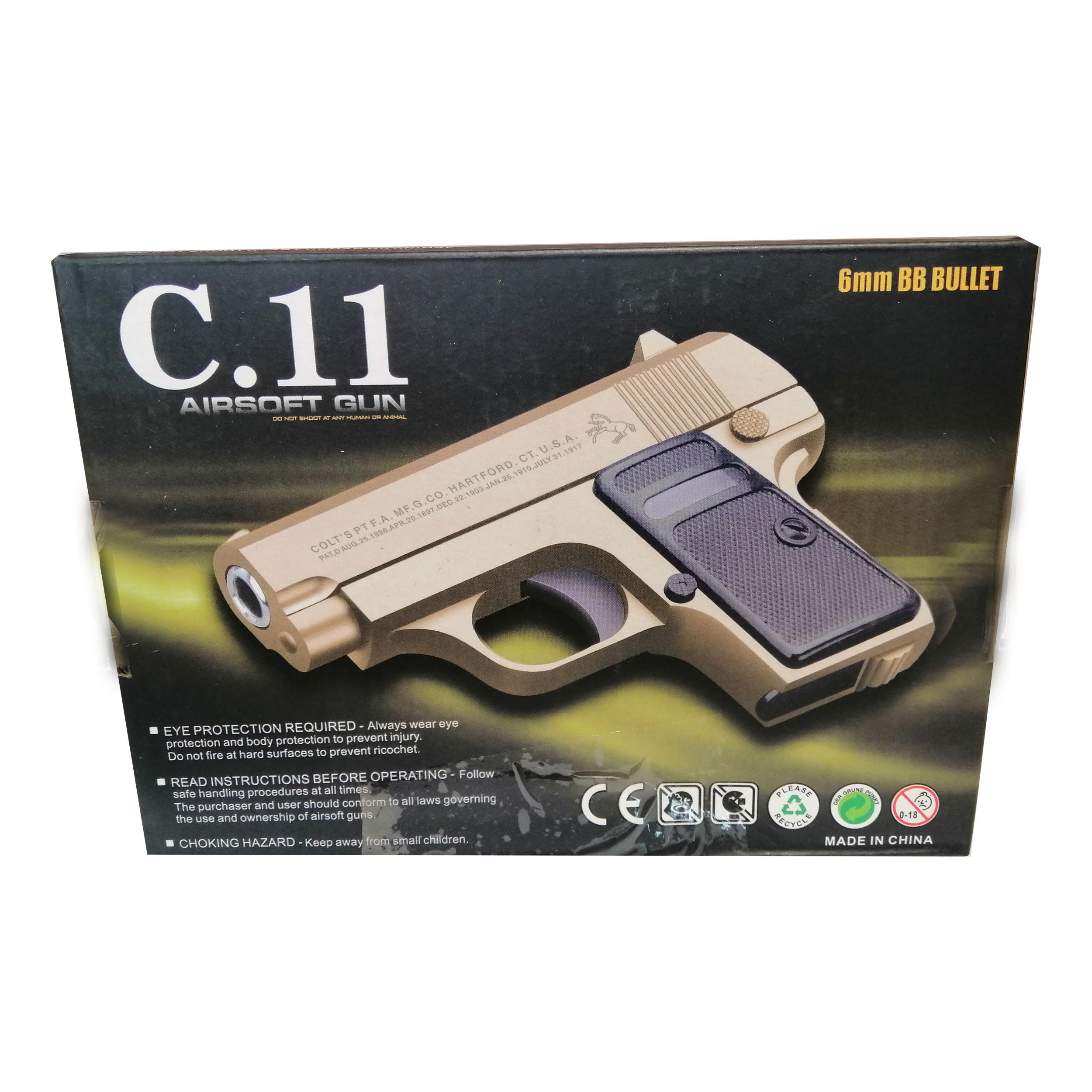 تفنگ بازی طرح کلت کد C11