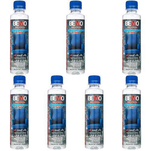 مایع پاک کننده مبل و فرش بمو مدل FAN2 حجم 250 میلی لیتر بسته 7 عددی