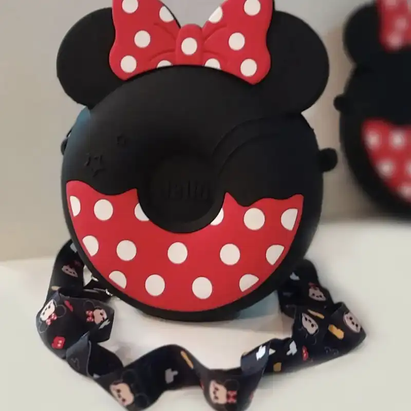 کیف رودوشی بچگانه مدل فانتزی سیلیکونی طرح دونات میکی موس