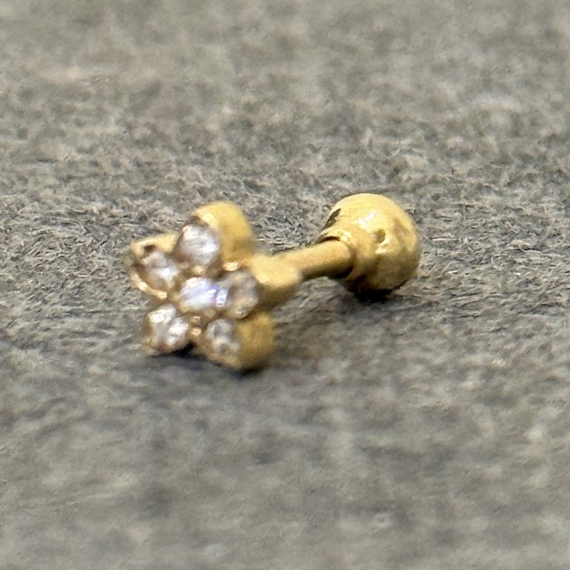 پیرسینگ طلا 18 عیار زنانه دوست خوب مدل Dk975 پیرسینگ طلا 18 عیار زنانه دوست خوب مدل Dk975