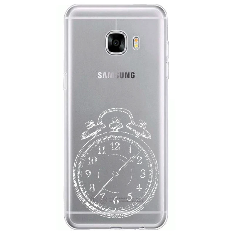 کاور مگافون طرح ساعت مدل C64-W مناسب برای گوشی موبایل سامسونگ Galaxy C5