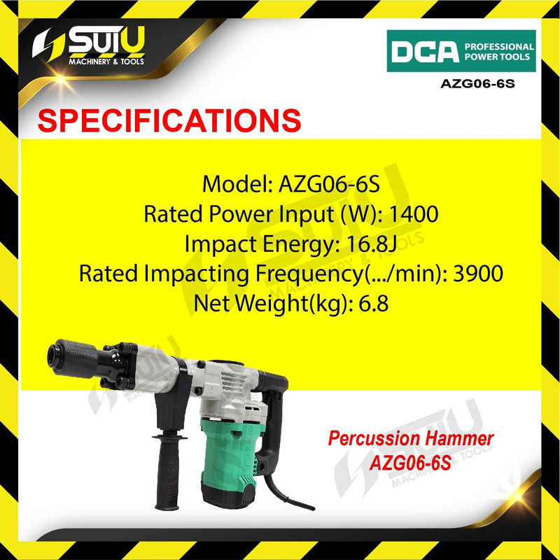 چکش تخریب دی سی ای مدل AZG06-6s چکش تخریب دی سی ای مدل AZG06-6s