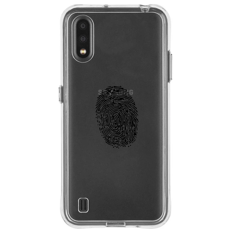 کاور مگافون طرح اثر انگشت مدل C62-B مناسب برای گوشی موبایل سامسونگ Galaxy A01