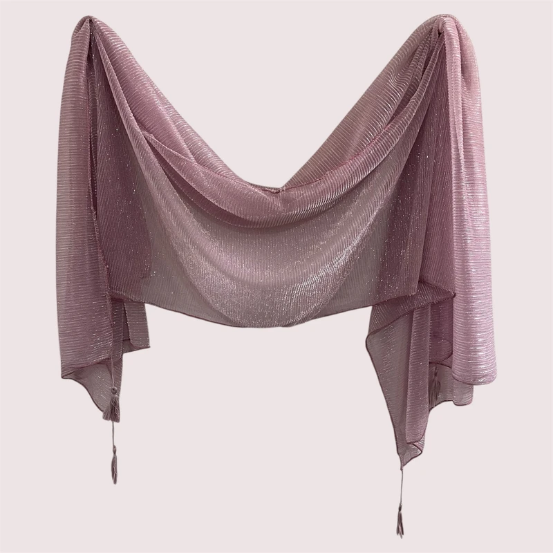 شال زنانه مدل لمه شاین مجلسی کد ۰۰۳۱