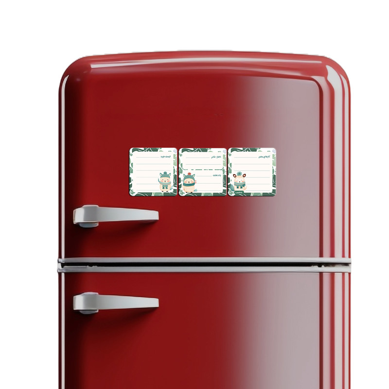 تخته وایت برد لاژید مدل برنامه ریزی سایز 9X9 سانتی متر مجموعه 3 عددی