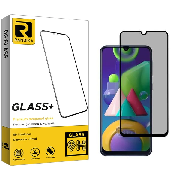 محافظ صفحه نمایش حریم شخصی راندیکا مدل RK مناسب برای گوشی موبایل سامسونگ Galaxy M21