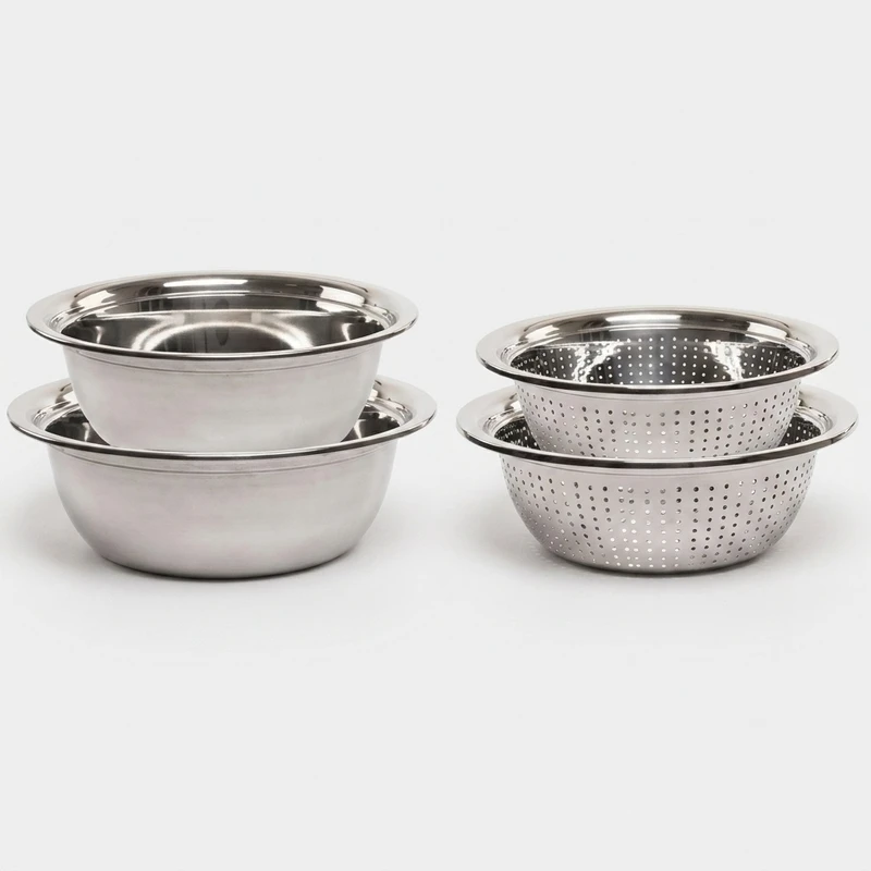 ست آبکش و لگن کد AL2228 مجموعه 4 عددی