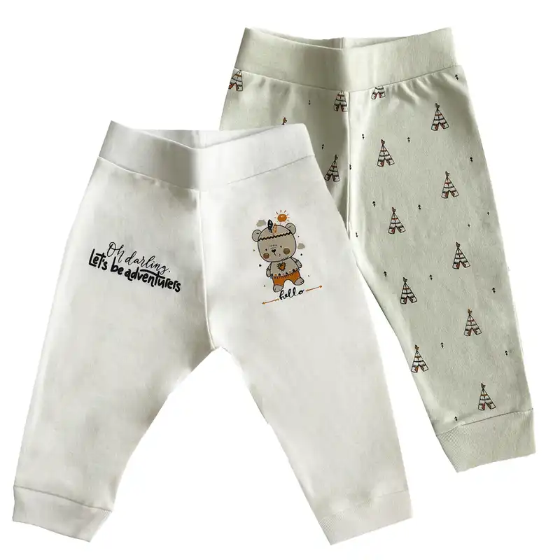 شلوار نوزادی جیکل مدل Jk902307-53 مجموعه 2 عددی