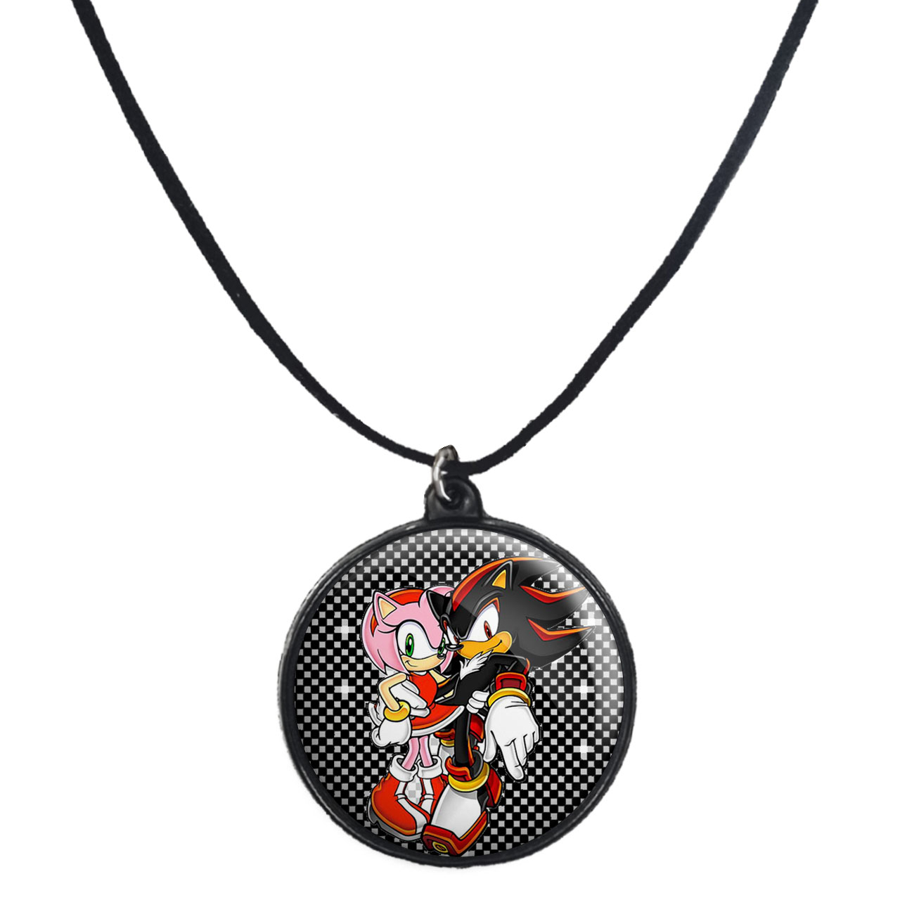 گردنبند پرمانه طرح سونیک کد pmb.15046 مدل دو طرفه