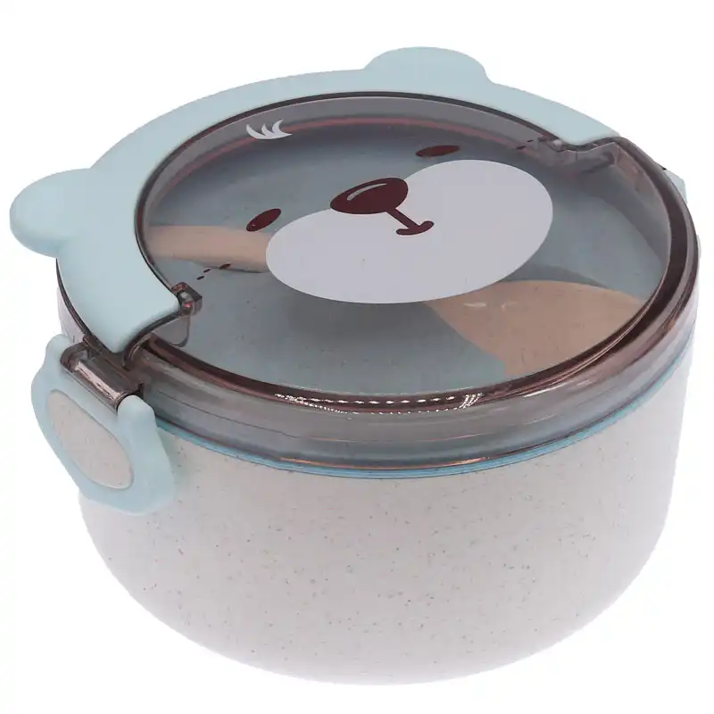 ظرف غذا مدل گیاهی یک طبقه دایره ای