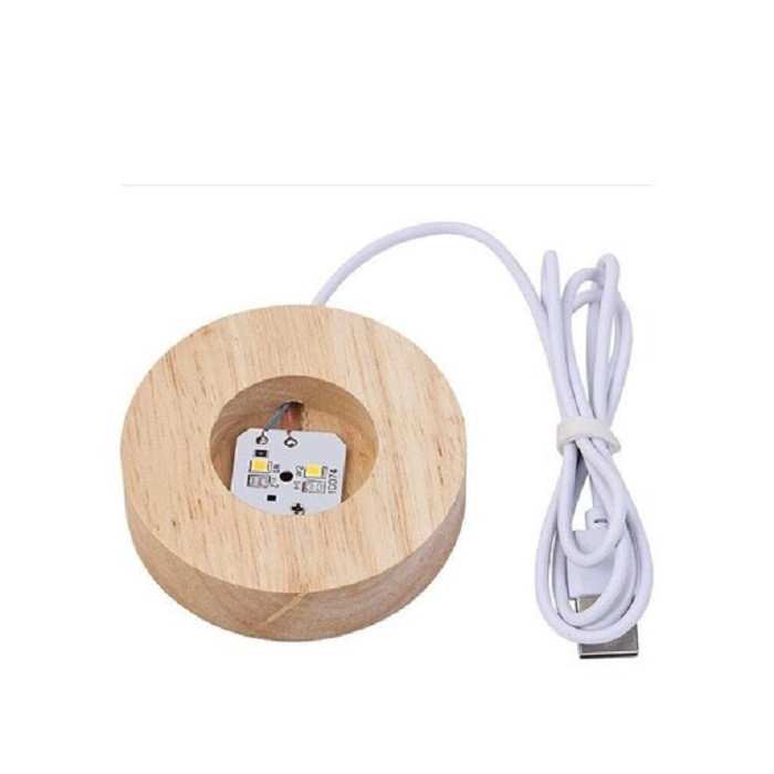 چراغ خواب مدل گوی کریستالی طرح ابر و باران 3D