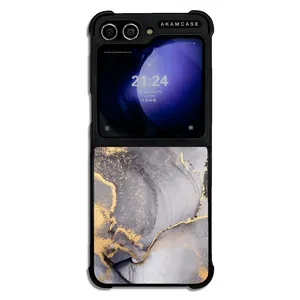 AKAM AMC-WSGZFLIP5-MARBLE-45 Cover For Samsung Galaxy Z Flip 5