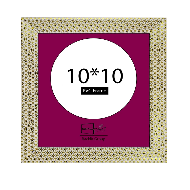 قاب عکس بکلیت طرح خاتم مدل تخت 313 رومیزی سایز 10×10 سانتی متر